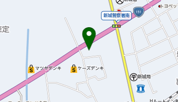 auショップ新城(愛知県)の地図画像