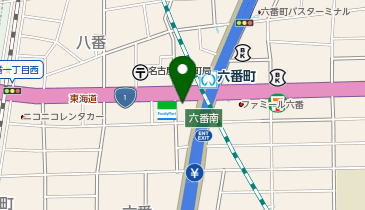 auショップ六番町の地図画像