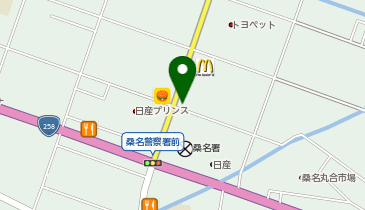 PiPit トヨタカローラ三重株式会社 桑名au取扱店の地図画像