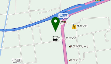 auショップ中野(長野県)の地図画像