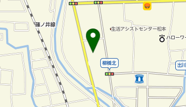 auショップ南松本の地図画像