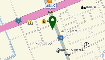 auショップ袋井の地図画像