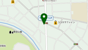 auショップ豊橋牛川の地図画像