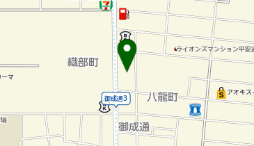 auショップ上飯田の地図画像