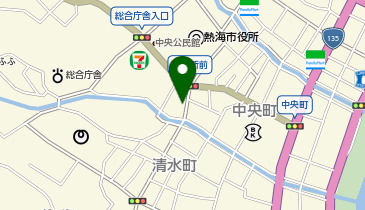 auショップ熱海の地図画像