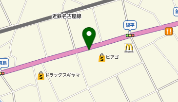 auショップ弥富1号線の地図画像