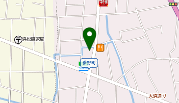 auショップ浜松さんじのの地図画像