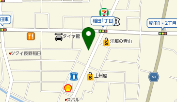 auショップ長野若槻の地図画像