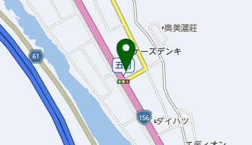 auショップ郡上八幡の地図画像