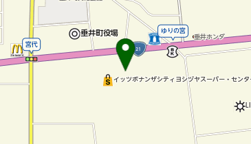 auショップ垂井の地図画像