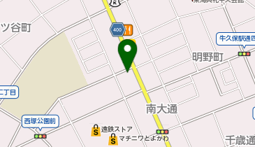 auショップ豊川南大通の地図画像