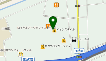 auショップmozoワンダーシティの地図画像