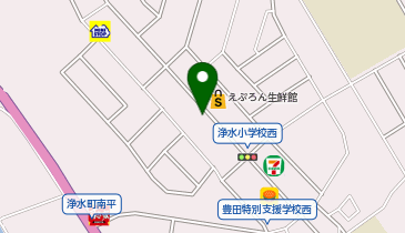 auショップ豊田浄水の地図画像