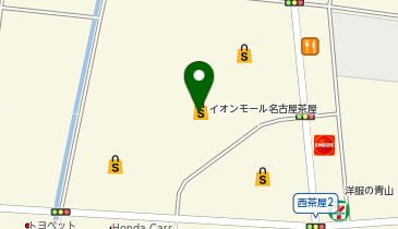 UQスポットイオンモール名古屋茶屋の地図画像