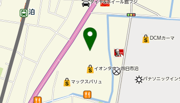 UQスポットイオンタウン四日市泊の地図画像