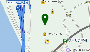 UQスポットイオンモール常滑の地図画像