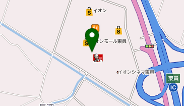 UQスポットイオンモール東員の地図画像