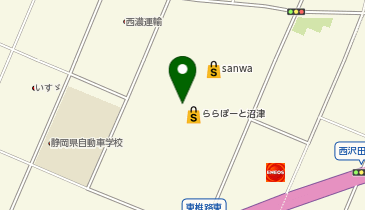 UQスポットららぽーと沼津の地図画像