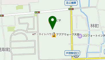 auショップアクアウォーク大垣の地図画像