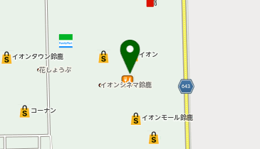 au Style イオンモール鈴鹿の地図画像