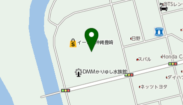 auショップイーアス沖縄豊崎の地図画像