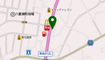 auショップ東風平の地図画像