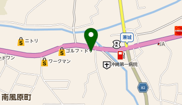 auショップはえばるの地図画像