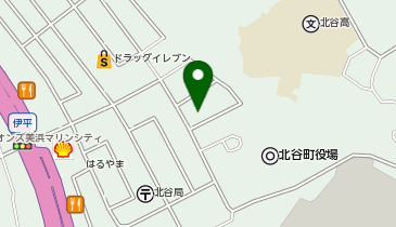 auショップ北谷の地図画像