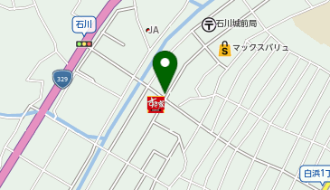 auショップ石川中央の地図画像