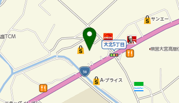 auショップびいまたの地図画像