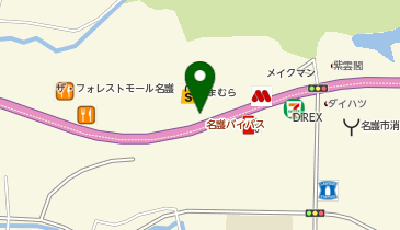 auショップイオン名護の地図画像