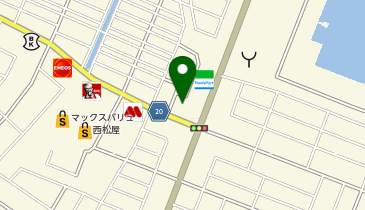 au Style あわせベイストリートの地図画像