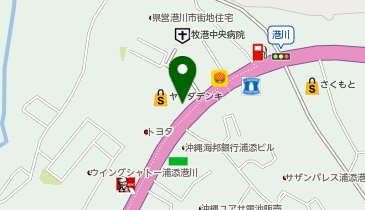PiPit 沖縄トヨタ自動車株式会社 トヨタウン港川店の地図画像