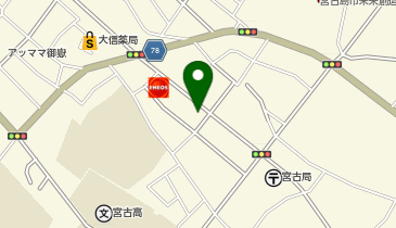 au Style みやこじま中央の地図画像