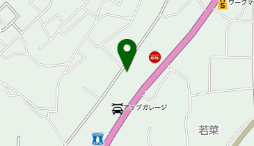 auショップ若菜の地図画像