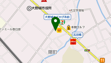 auショップ大野城の地図画像