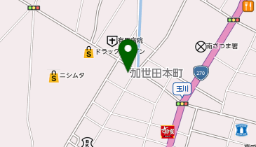 auショップ南さつまの地図画像