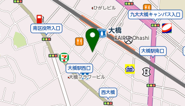 auショップ大橋駅西の地図画像