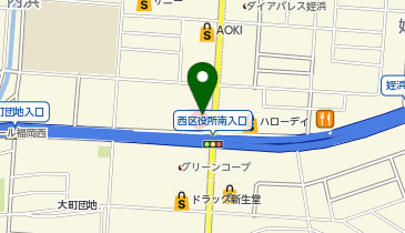 auショップ姪浜の地図画像