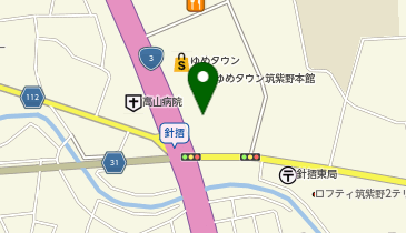 auショップゆめタウン筑紫野の地図画像