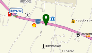 auショップ山鹿の地図画像
