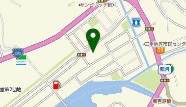 auショップあぜかりの地図画像