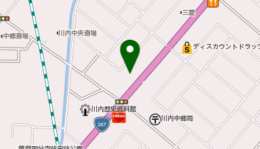 auショップ川内中郷の地図画像
