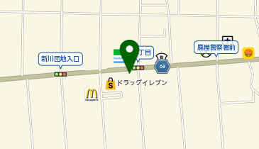 auショップ鹿屋寿の地図画像