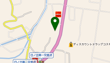 auショップ日田の地図画像