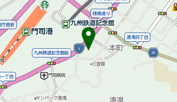 auショップ門司港の地図画像