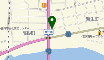 auショップ日向中央の地図画像