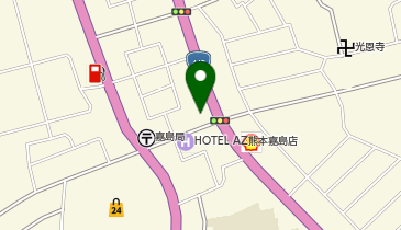 auショップ嘉島の地図画像