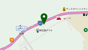 auショップ柏の森の地図画像