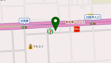 auショップ近見の地図画像